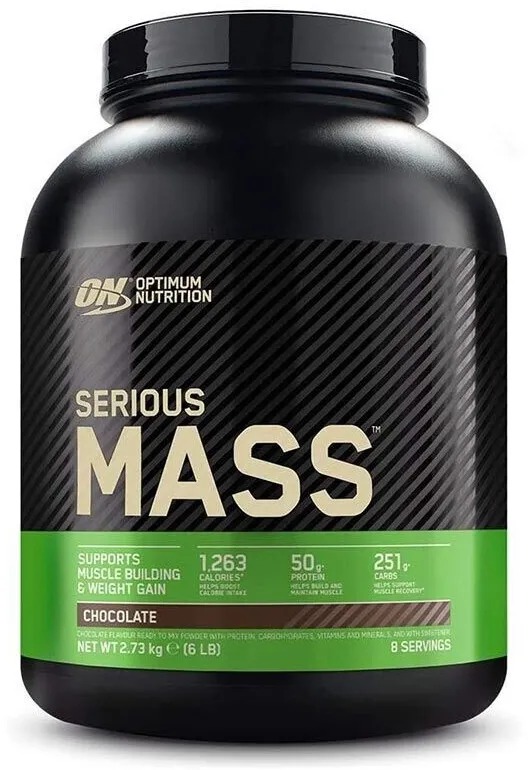 Optimum Nutrition ON Serious Mass Gainer Vazn Olish Uchun 2.7 kg 3