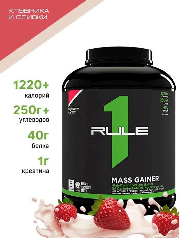 Rule 1 Mass Gainer 2.59 kg Rule 1 Mass Gainer 2.59 kg