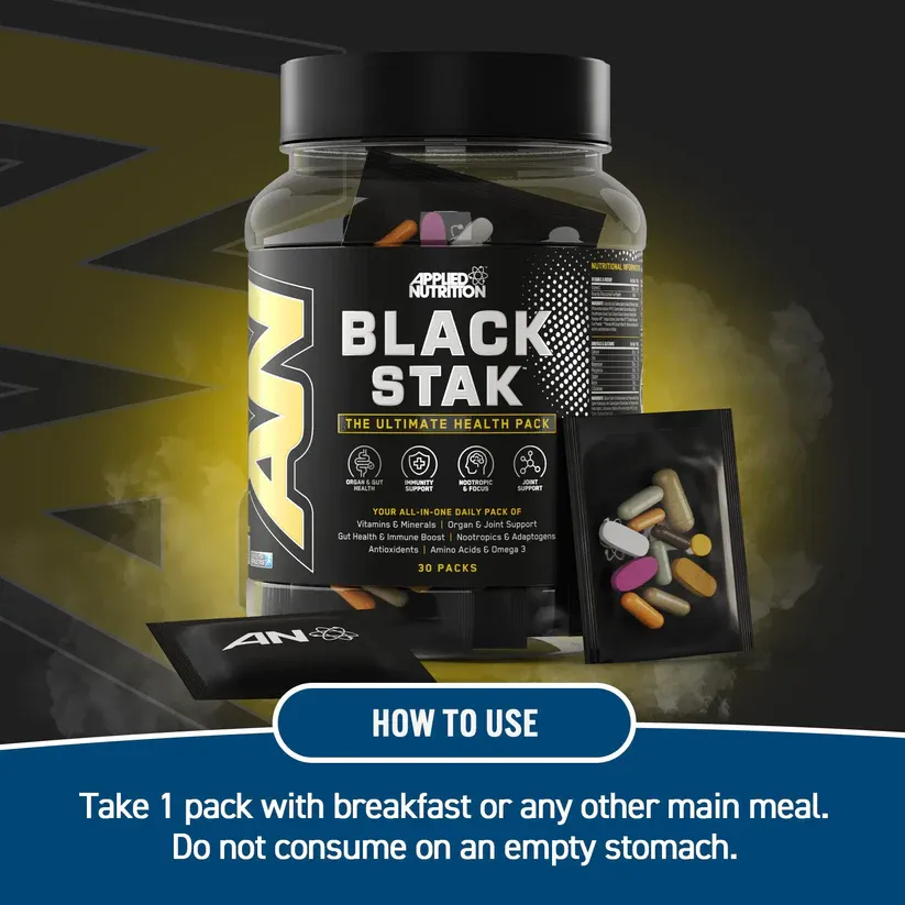 Applied Nutrition Black stack Vitamin va Minerallar To'plami 2