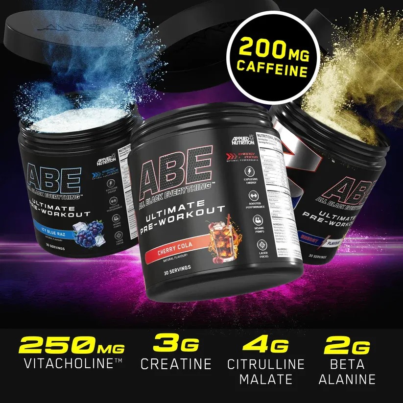 ABE All Black Everything — чрезвычайно мощный предтренировочный комплекс 375 Гр 2
