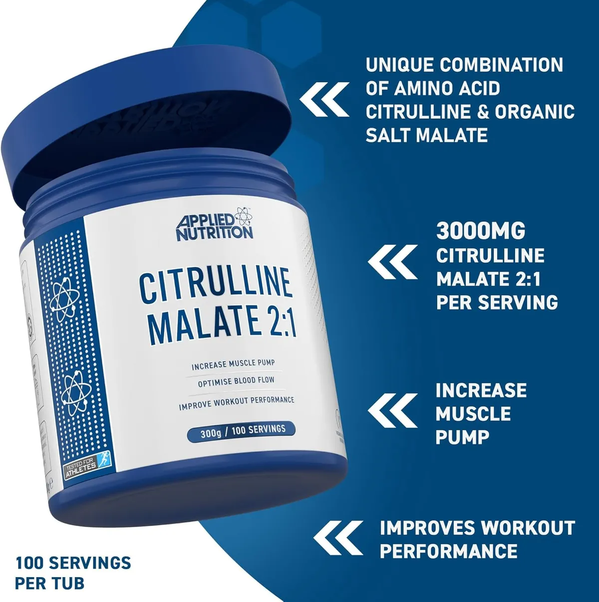 Applied Nutrition Citrulline Malate 2:1 Powder 300 gr