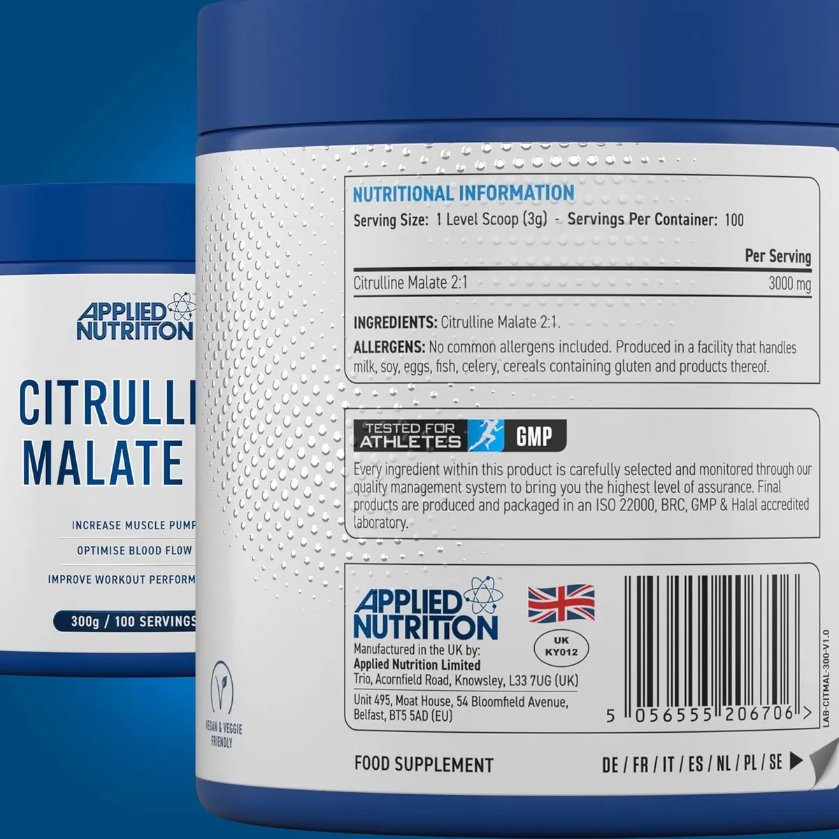 Applied Nutrition Citrulline Malate 2:1 Powder 300 gr 4