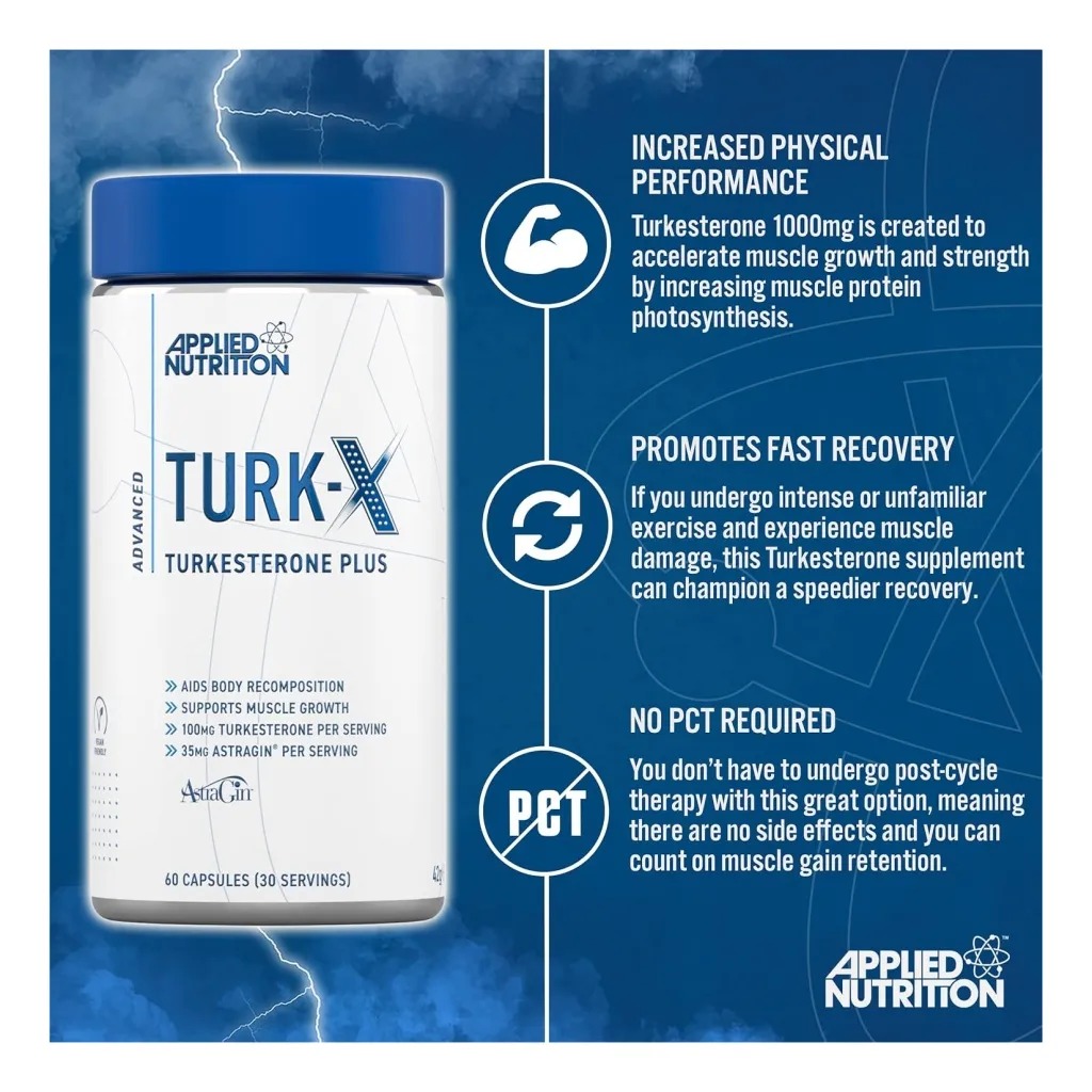 Applied Nutrition Turk-X Туркестерон плюс  60 капсул 2