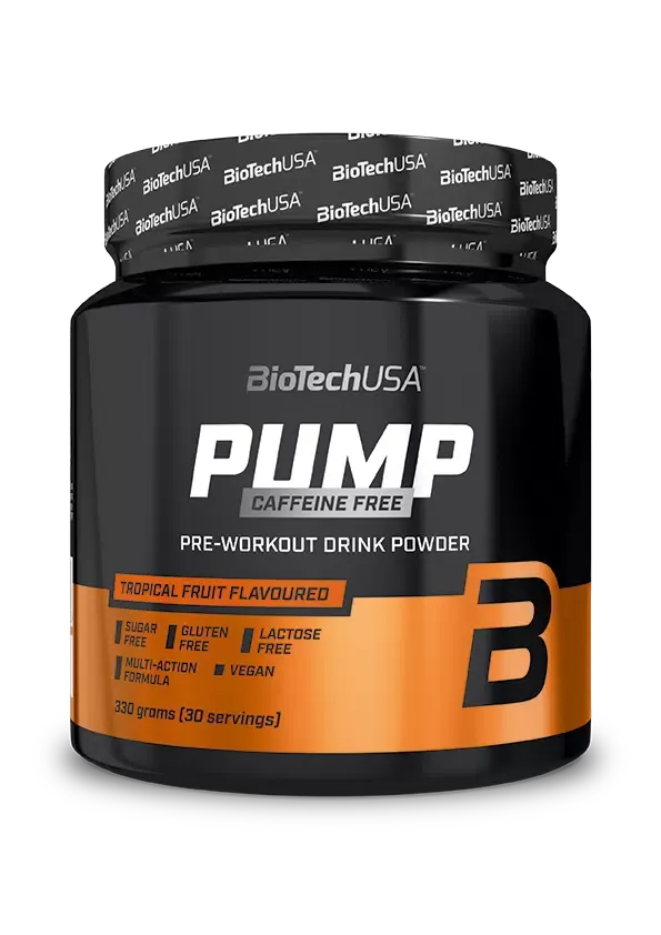 BiotechUSA PUMP Предтренировочный комплекс без кофеина 330гр 1