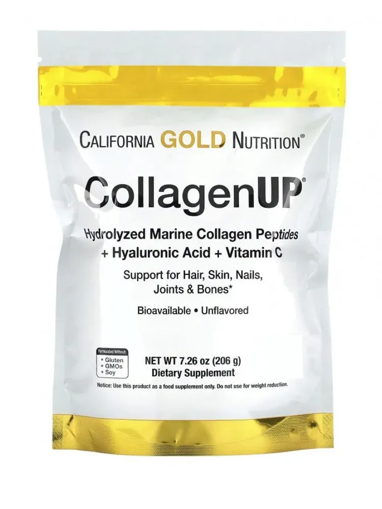California Gold Nutrition Baliq Collageni Gialuron hamda vitamin C bilan birgalikda 206 gr 4