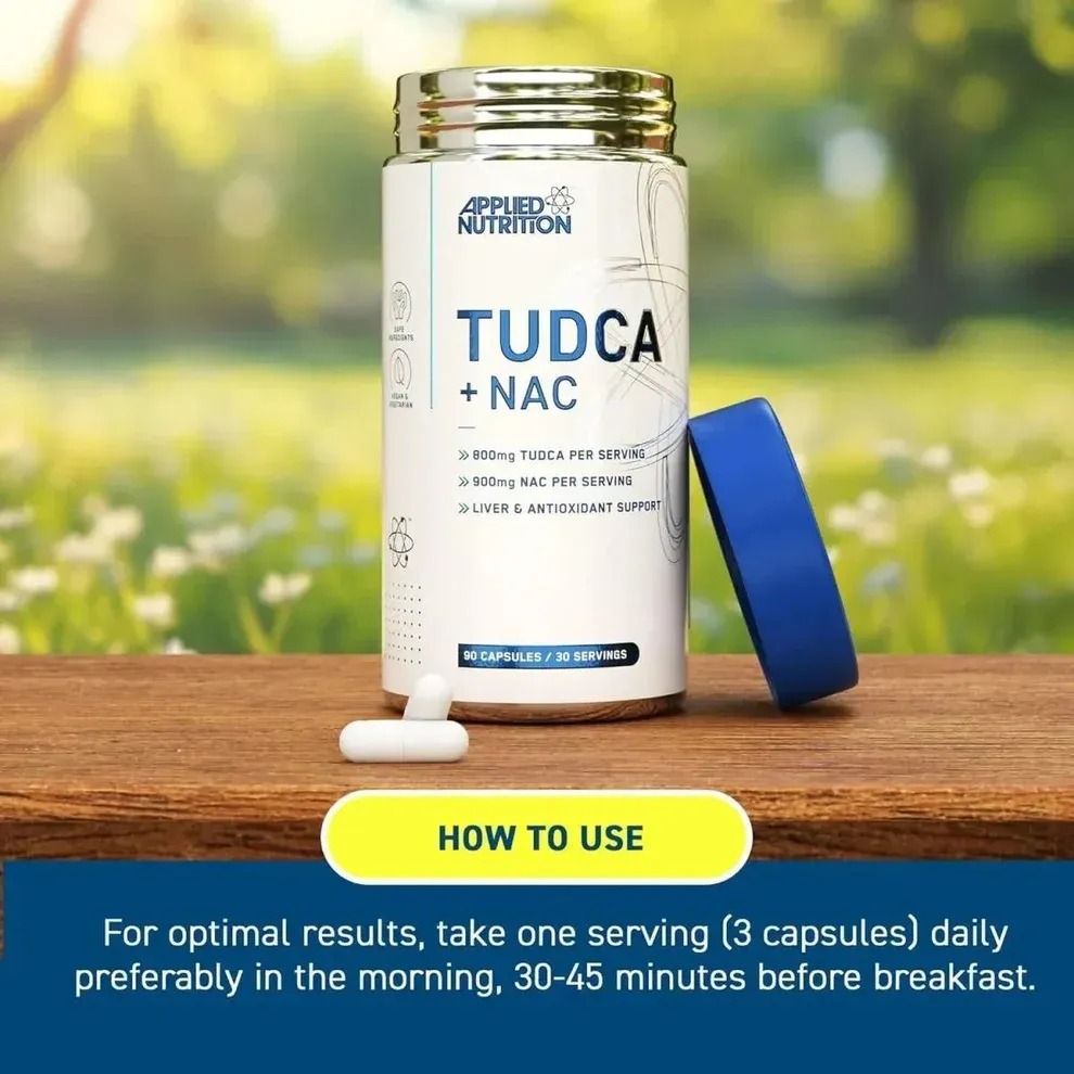Applied Nutrition TUDCA+NAC Jigar salomatligini qollab quvvatlash 90 caps 1