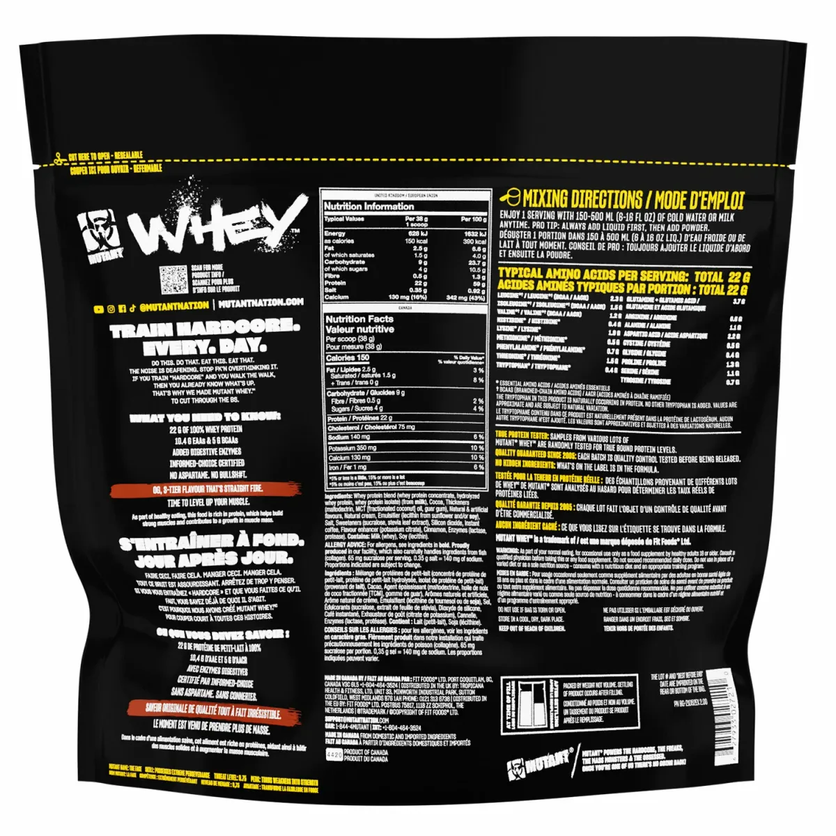 Mutant 100%Whey Protein Mix 2.27 kg 2