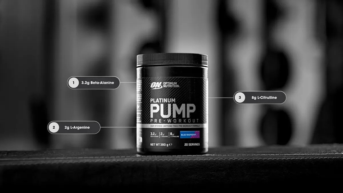 Optimum Nutrition Platinum PUMP Предтренировочный комплекс 380 гр 1