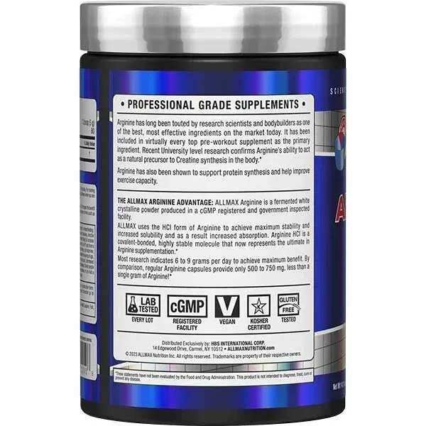 ALLMAX Л-Аргинин гидрохлорид 400 гр 3