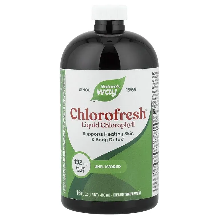 Nature's Way Жидкий хлорофилл Chlorofresh, с ароматом мяты, 480 мл. 6