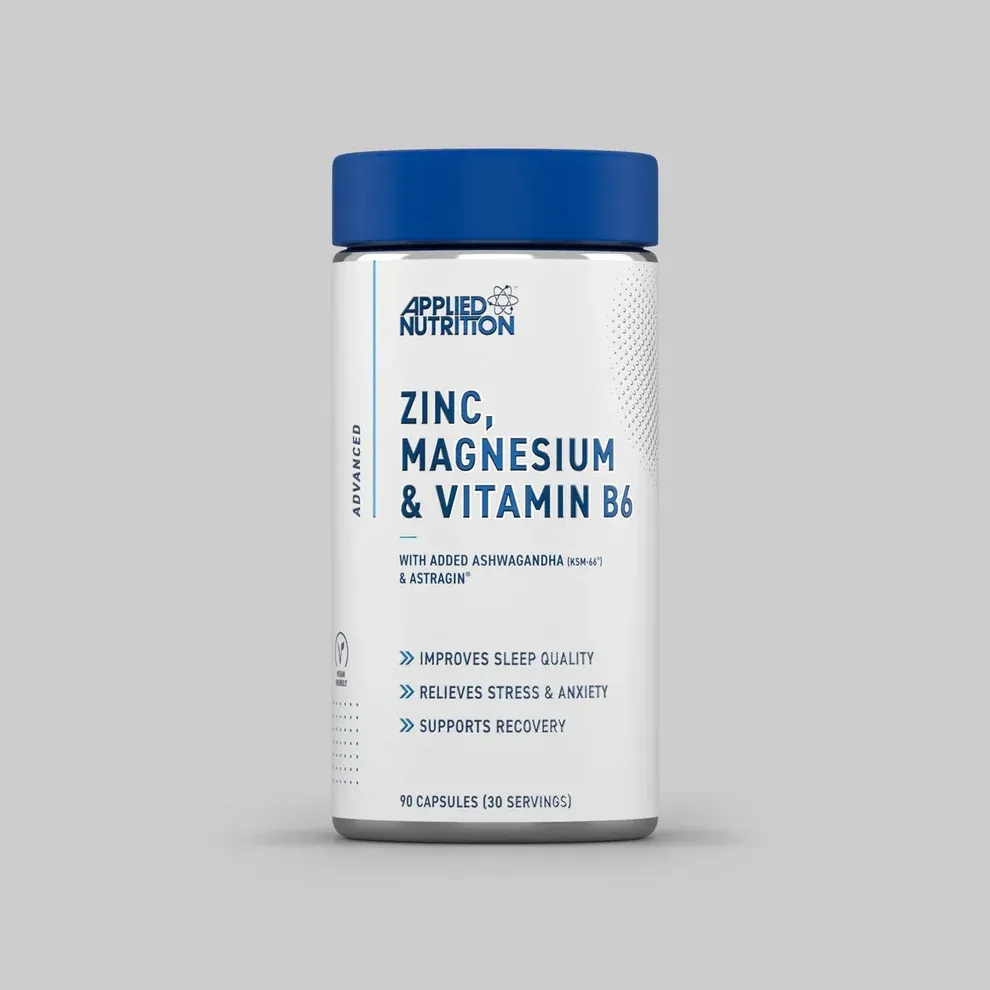 Applied Nutrition ZMA-Цинк,Магний,Витамин Б6 ,Ашваганда и Астрагин 90 капс