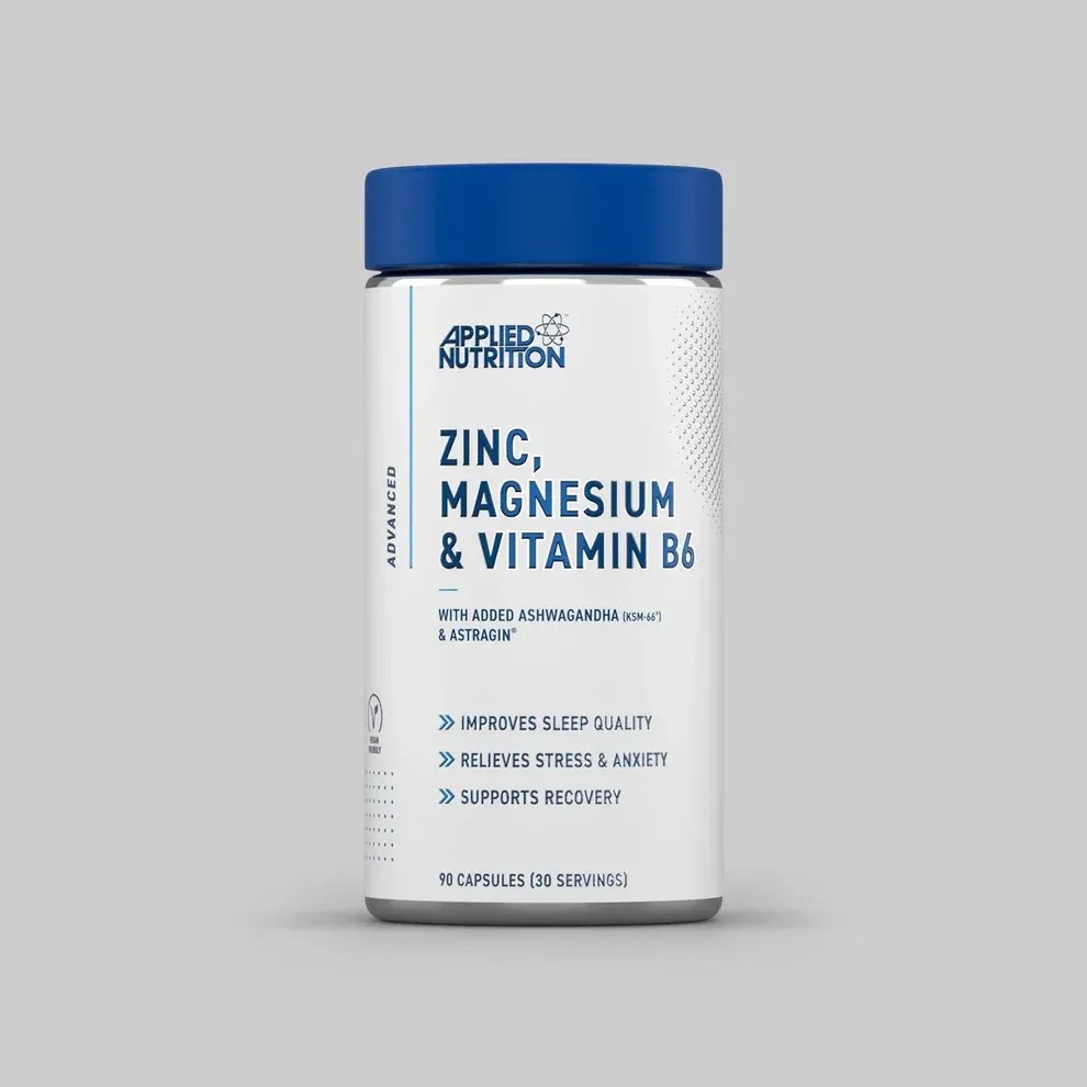 Applied Nutrition ZMA-Цинк,Магний,Витамин Б6 ,Ашваганда и Астрагин 90 капс