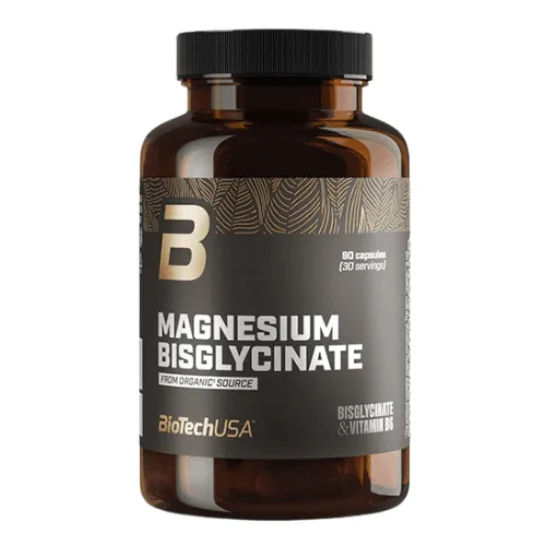 BiotechUSA Magnesium Bisglycinate & Vitamin B6 90 capsules