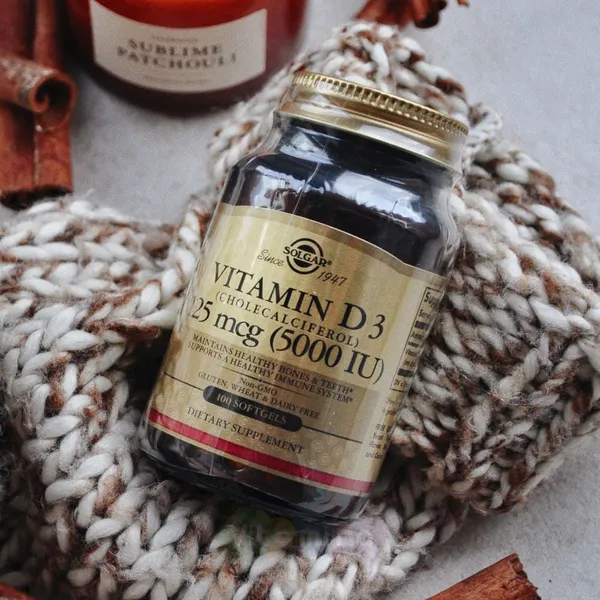 Solgar Vitamin D3 5000ui 100 softgels 2