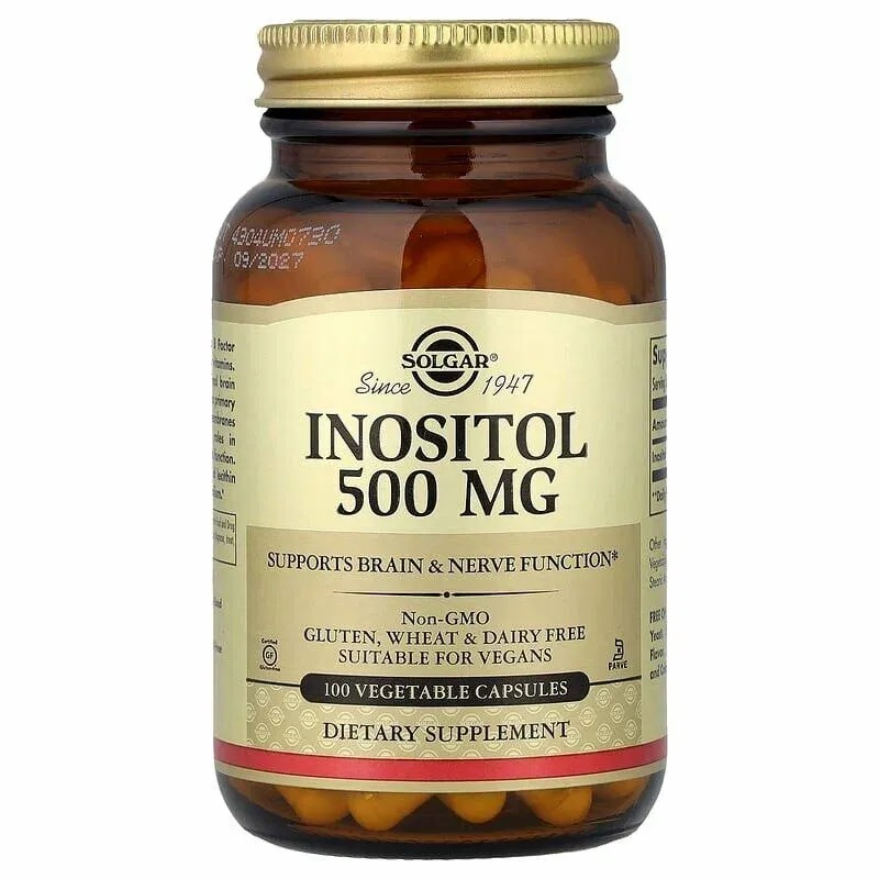 Solgar Inositol 500 Mg 100 capsules Solgar Inositol 500 Mg 100 capsules