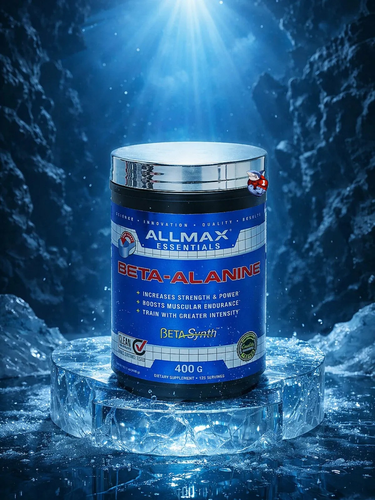 Allmax Beta-Alanine 400 gr Chidamlilikni oshirish uchun (kukun)