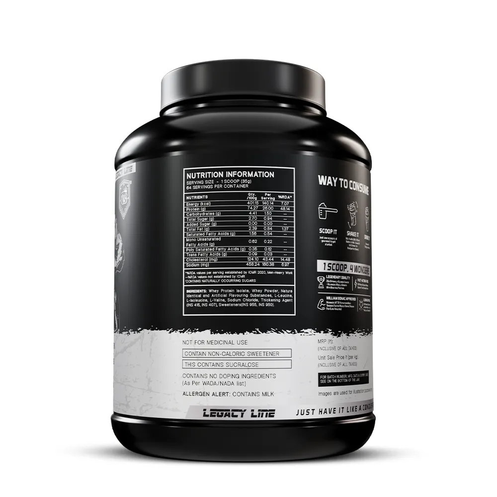 Изолят Протеин от William Bonac Whey Iso Regime 2.27 Кг 2