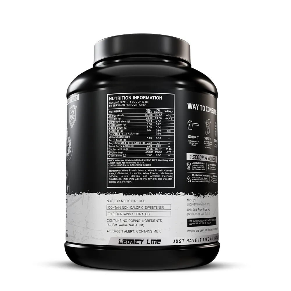 Сывороточный Протеин от William Bonac Whey Regime 2.2 Кг 2