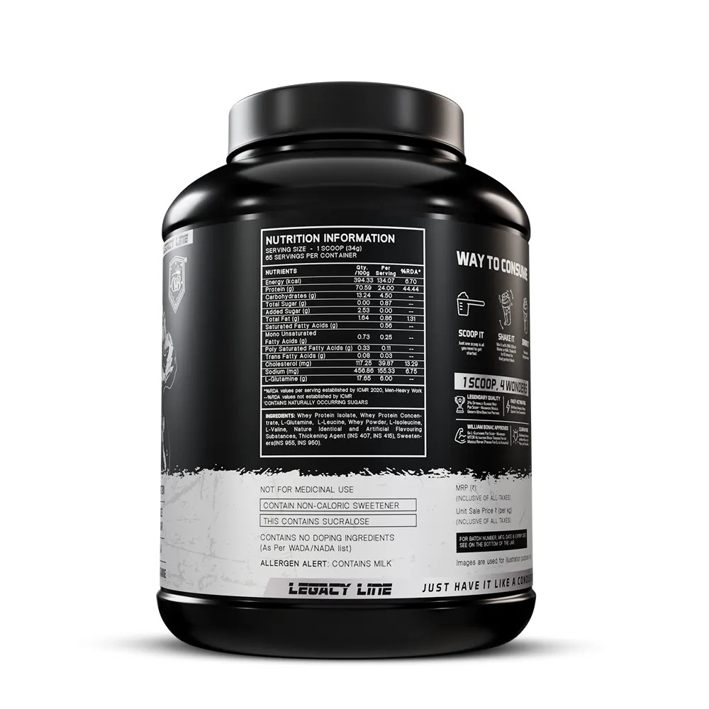 Protein William Bonac Regime Whey 2.2 kg  2